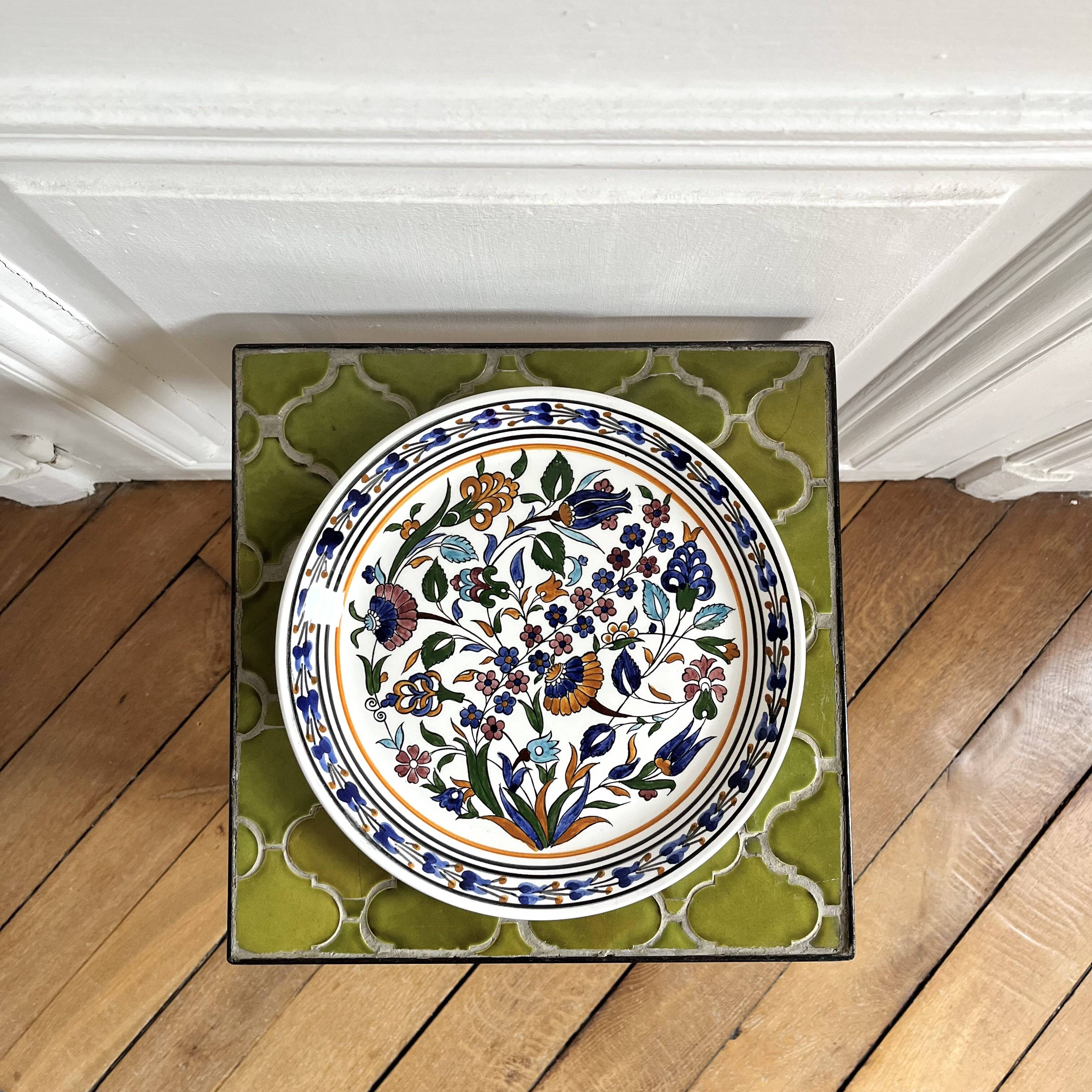 Decorative ceramic plate