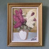 Still life painting Swedish mid century