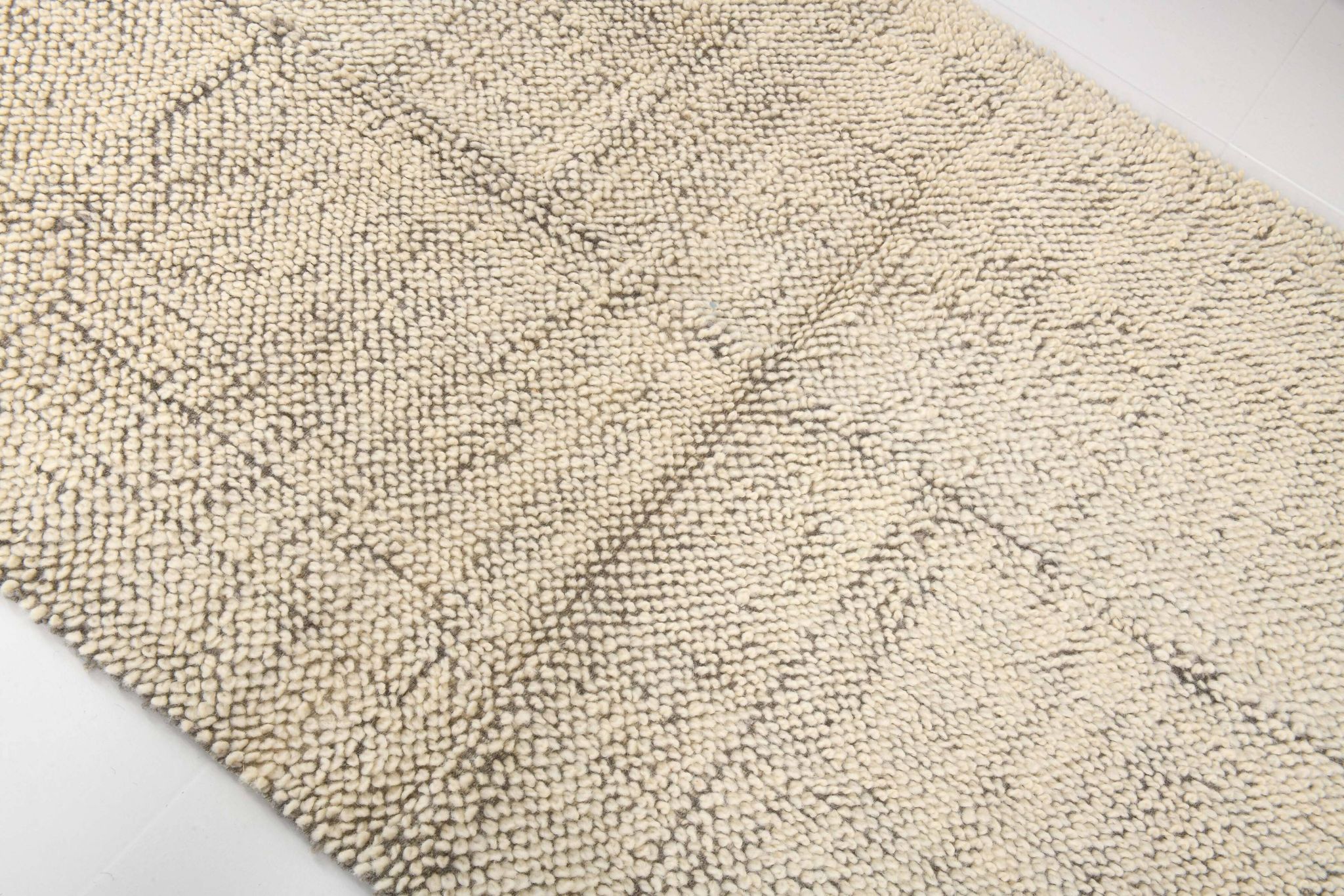 4x7 Kilim Contemporary Gray Beige Kilim Rug, 130x212Cm