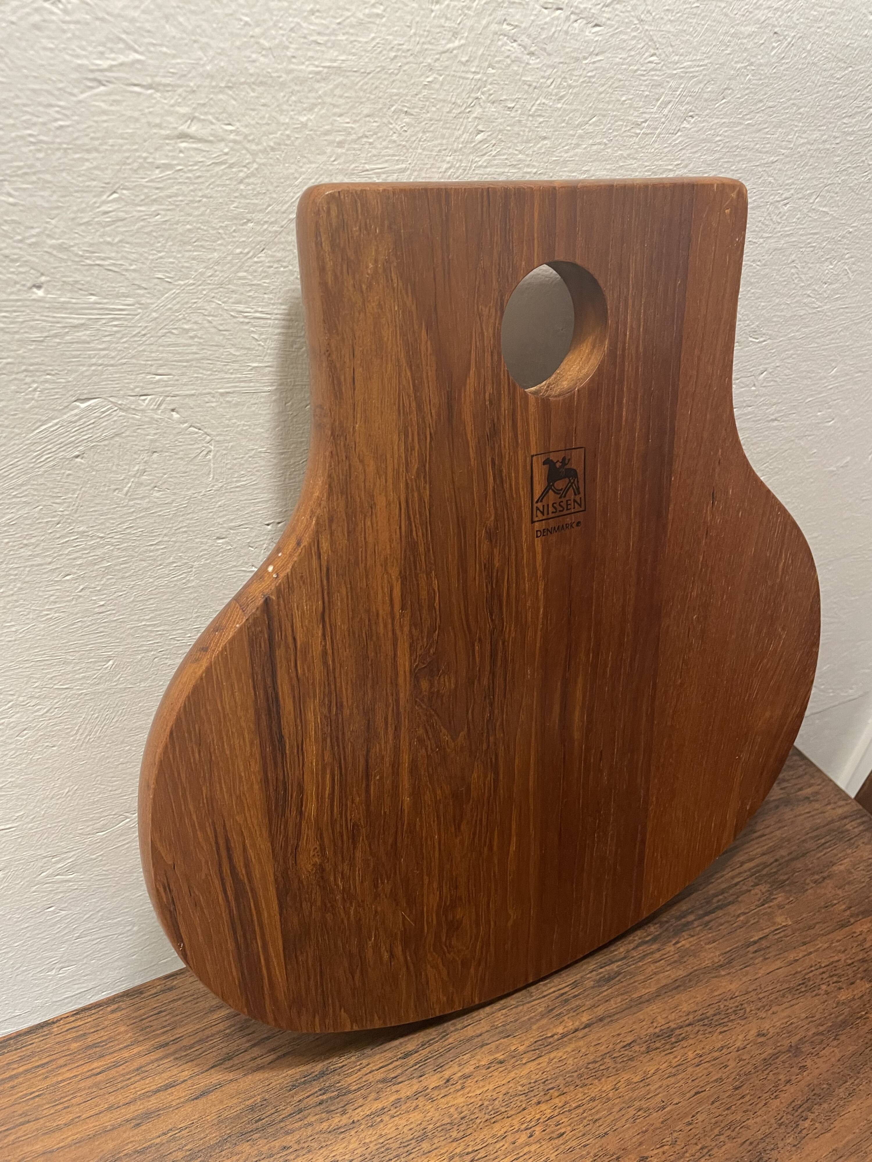 Teak board Nissen Denmark