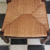 Pair of ancient mulched chairs