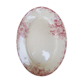 Flat Oval Gien model Autumn Flowers