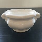 Cracked earthenware planter