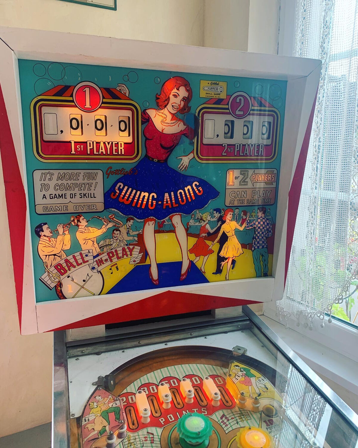 Flipper Swing Along Gottlieb 1963