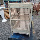 Old two-compartment breeding birdcage