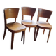 3 chaises bistrot Fischel
