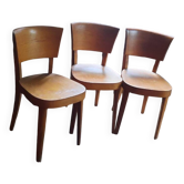 3 chaises bistrot Fischel