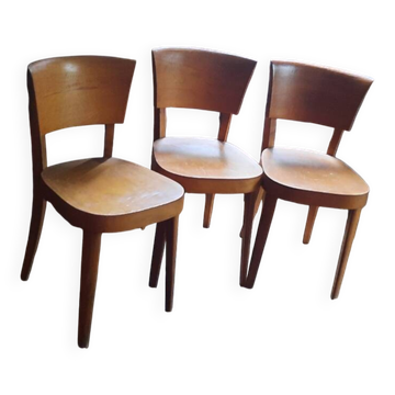 3 Fischel bistro chairs