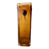Vintage vase 70s blown glass