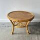 Italian Vintage Bamboo & Rattan Coffee / Occasional Table  c 1960/70s