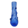 Vase Jan Beránek Chribska Art Glass Blue 27cm 1.68kg Mid-Century