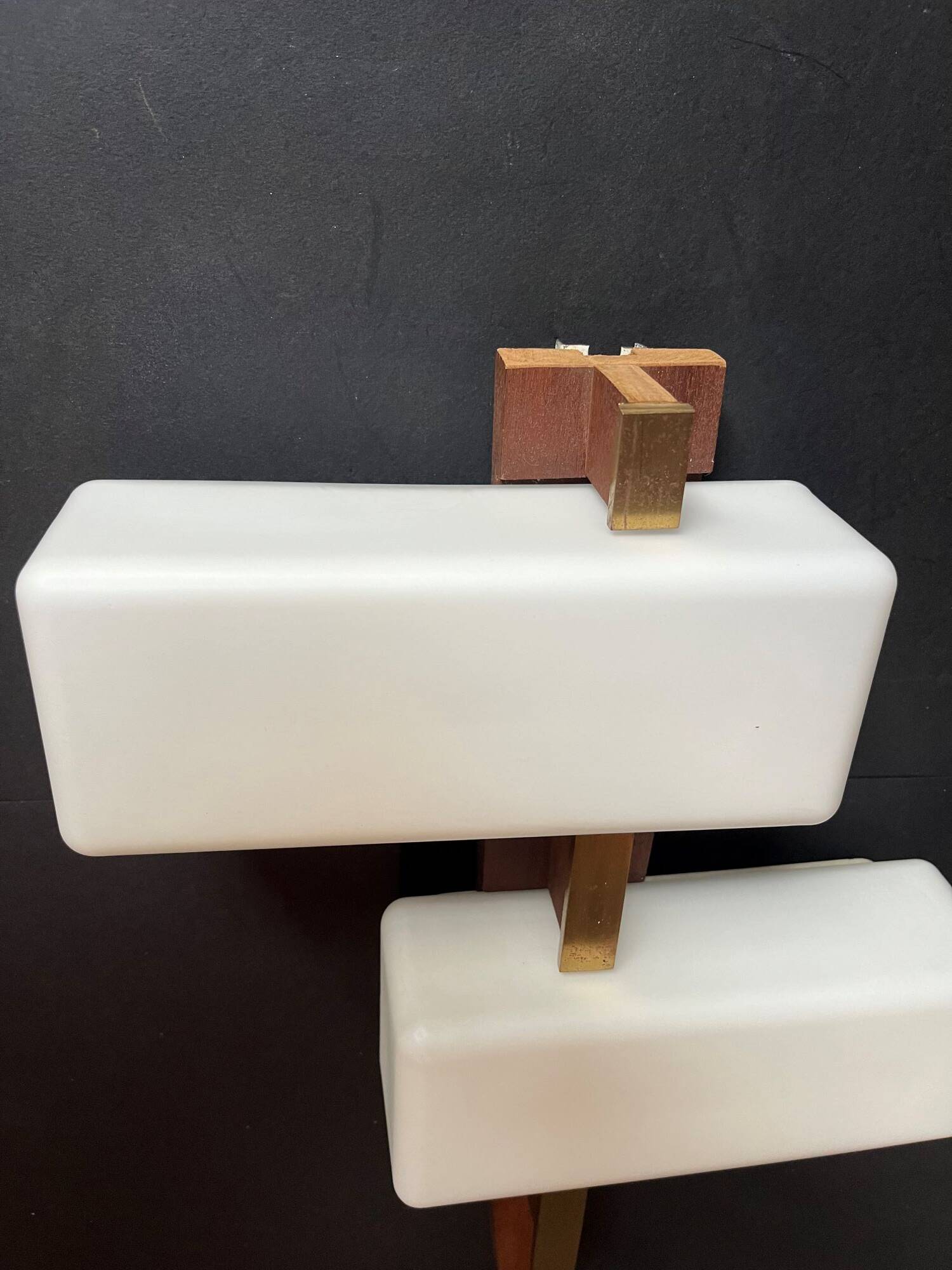 Large wall lamp Lunel from the 1950s