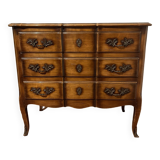 Commode Louis XV en merisier massif