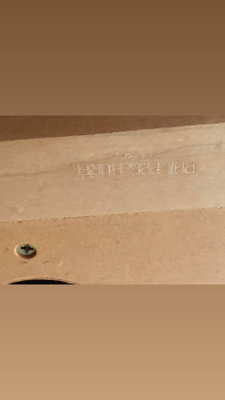 Console of a great French institution stamped Philippe Hurel