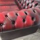 Leather sofa in Chesterfield style