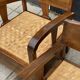Oak Bamboo Seat Colonial Chairs