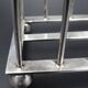 Silver metal toast carrier - circa 1940