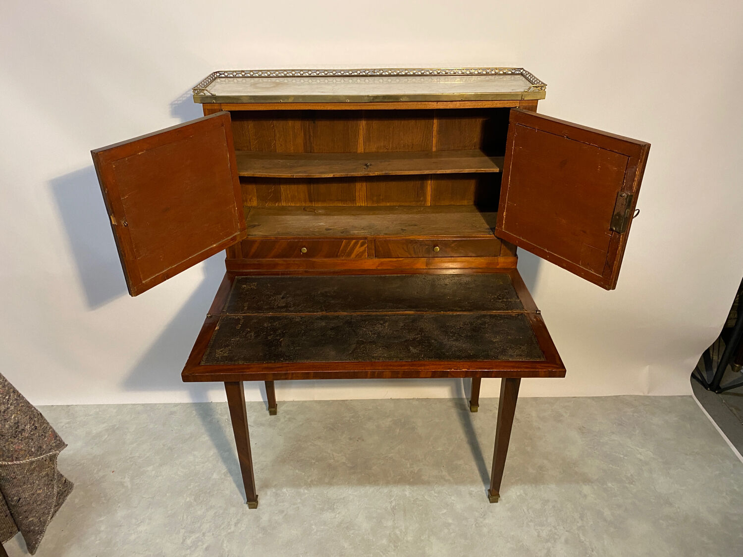 Mahogany desk late sixteenth century