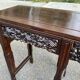 19th-century carved solid wood Chinese console.
