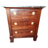 Cuban mahogany chest of drawers Return from Egypt Empire early 19th century