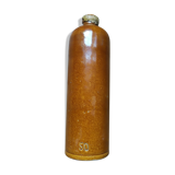 Vintage enamelled stoneware bottle