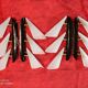 2 vintage plexiglass cornet wall lights 1970