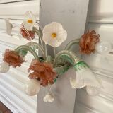 Wall lamp "Flowers" in Murano glass - 60s