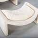 P60 chairs and ottomans by Vittorio Introini for Saporiti, 1960s, set of 4