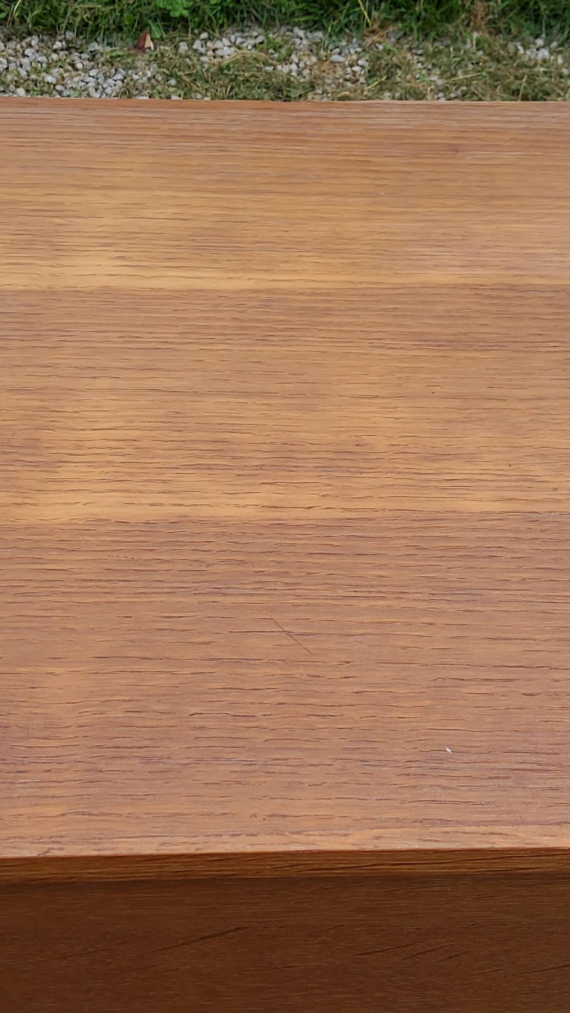 Vintage chest of drawers from the 50s in blond oak 4 drawers conical legs