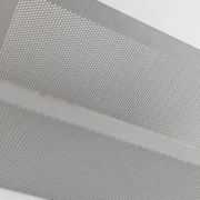 Vintage argent chrome-plated metal magazine rack by Mascagni – perforated, space-age design, Italy 1970s