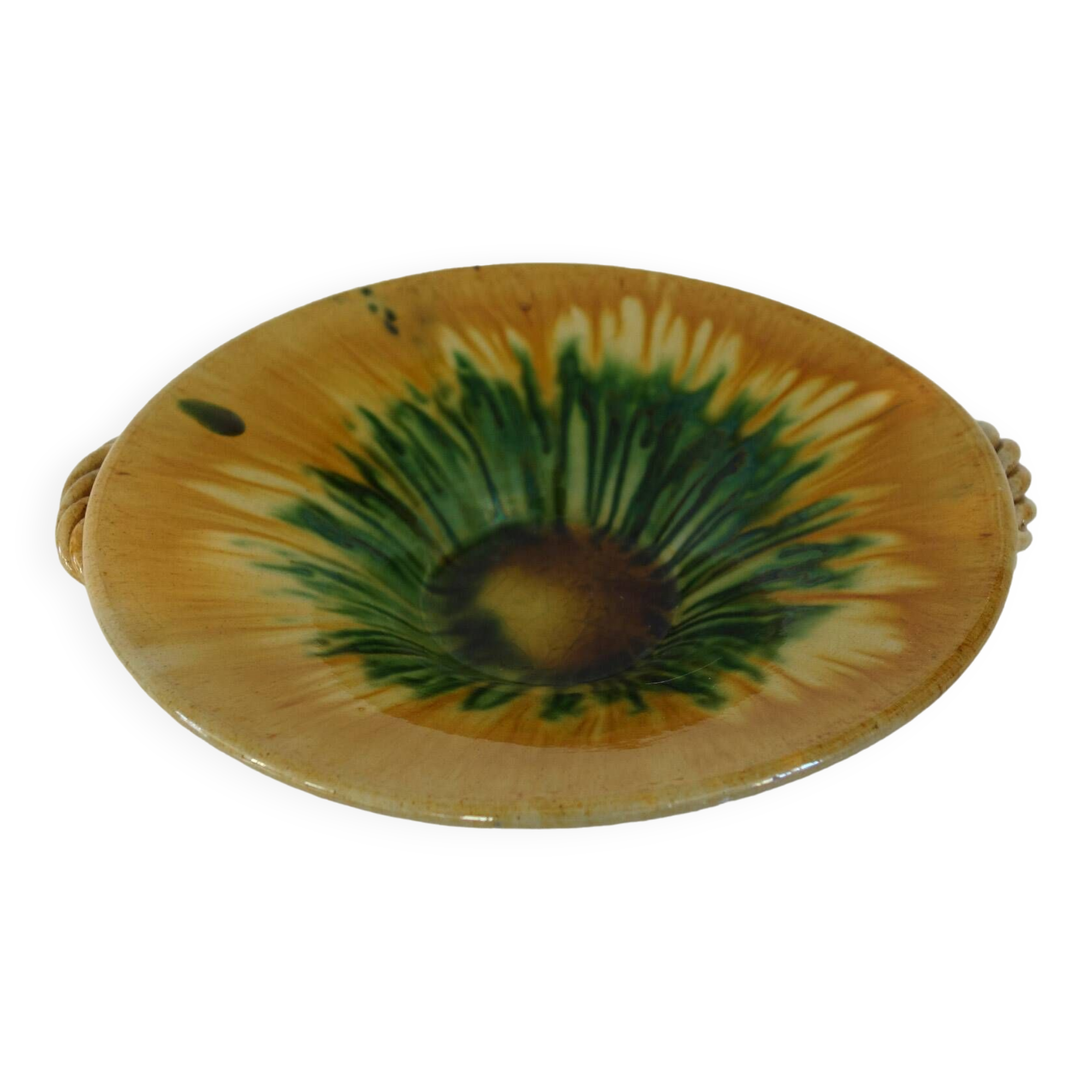 Vallauris earthenware fruit bowl by Joseph Calvas 1950s