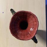 Art Nouveau vase in slip