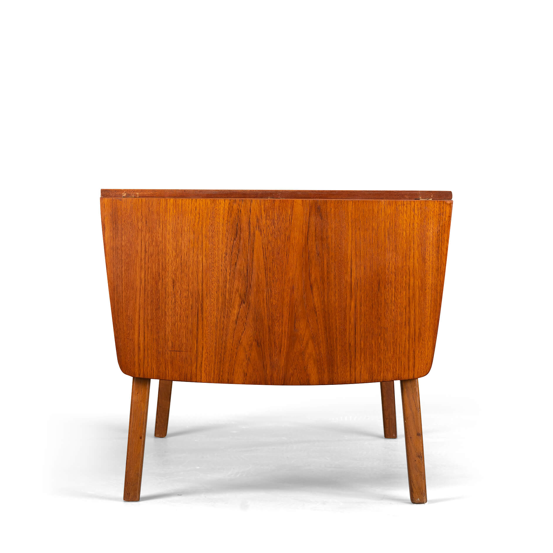 Danish design freestanding teak desk, 1960s