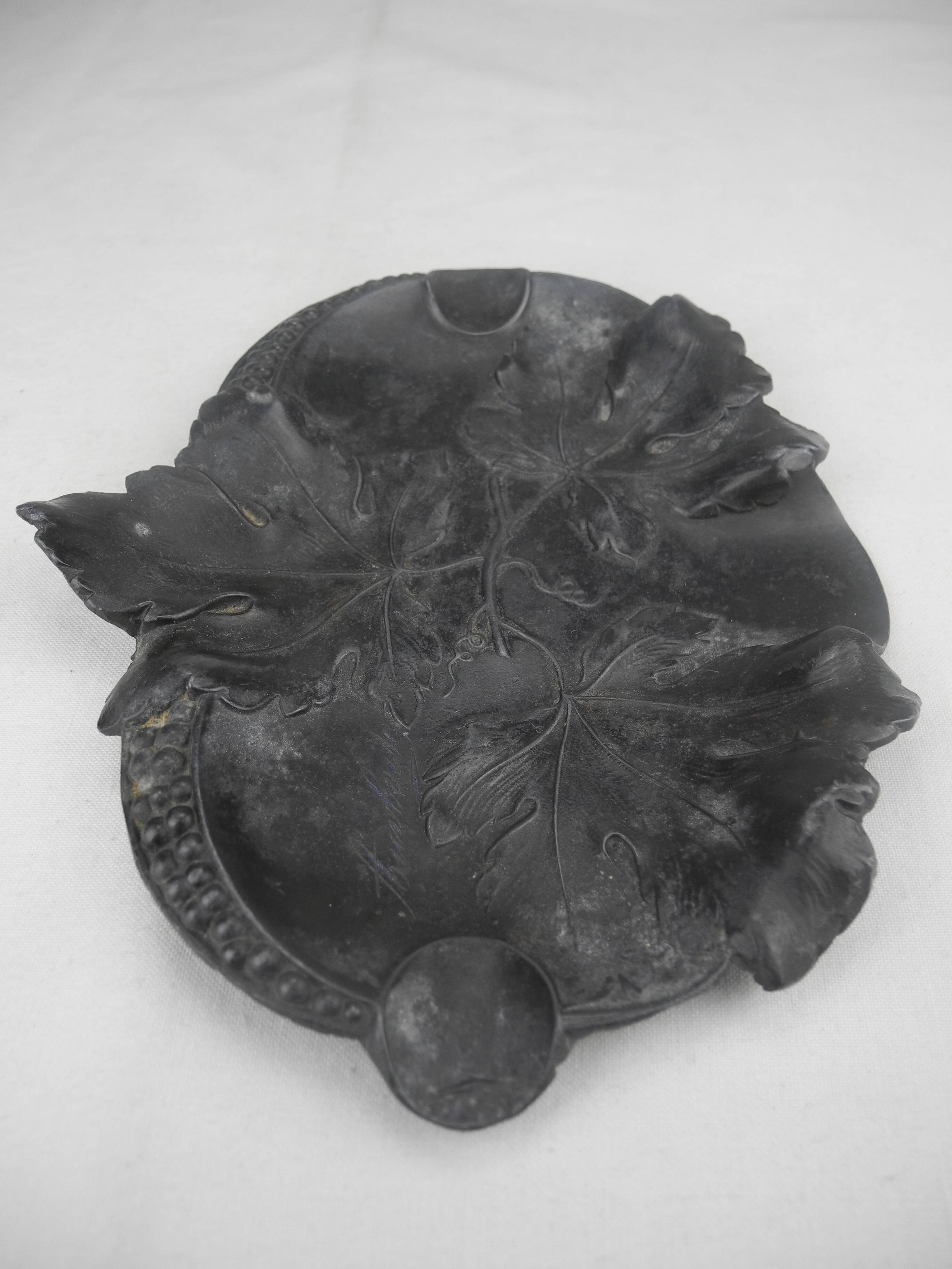 old ashtray empty pockets Amboise antique French ashtray