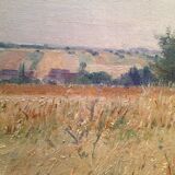 Table, rustic landscape of the year 1930