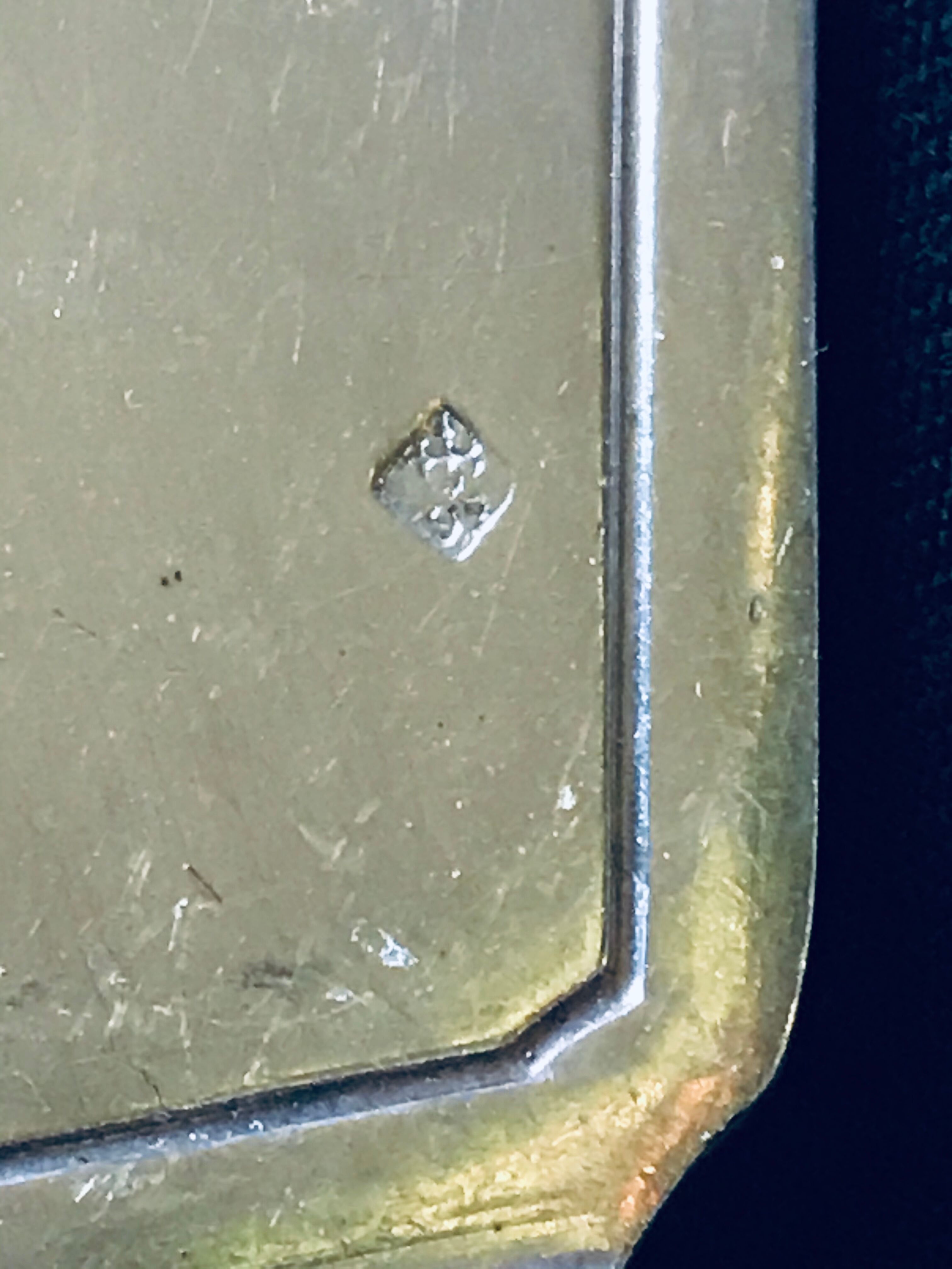 Art Deco Silver Metal Housewife J.Perrin