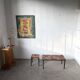 Pair of glazed ceramic coffee tables