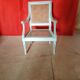 4 armchairs in Vienna straw and wood in Louis XVI style