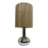 70s lamp, chrome and hemp