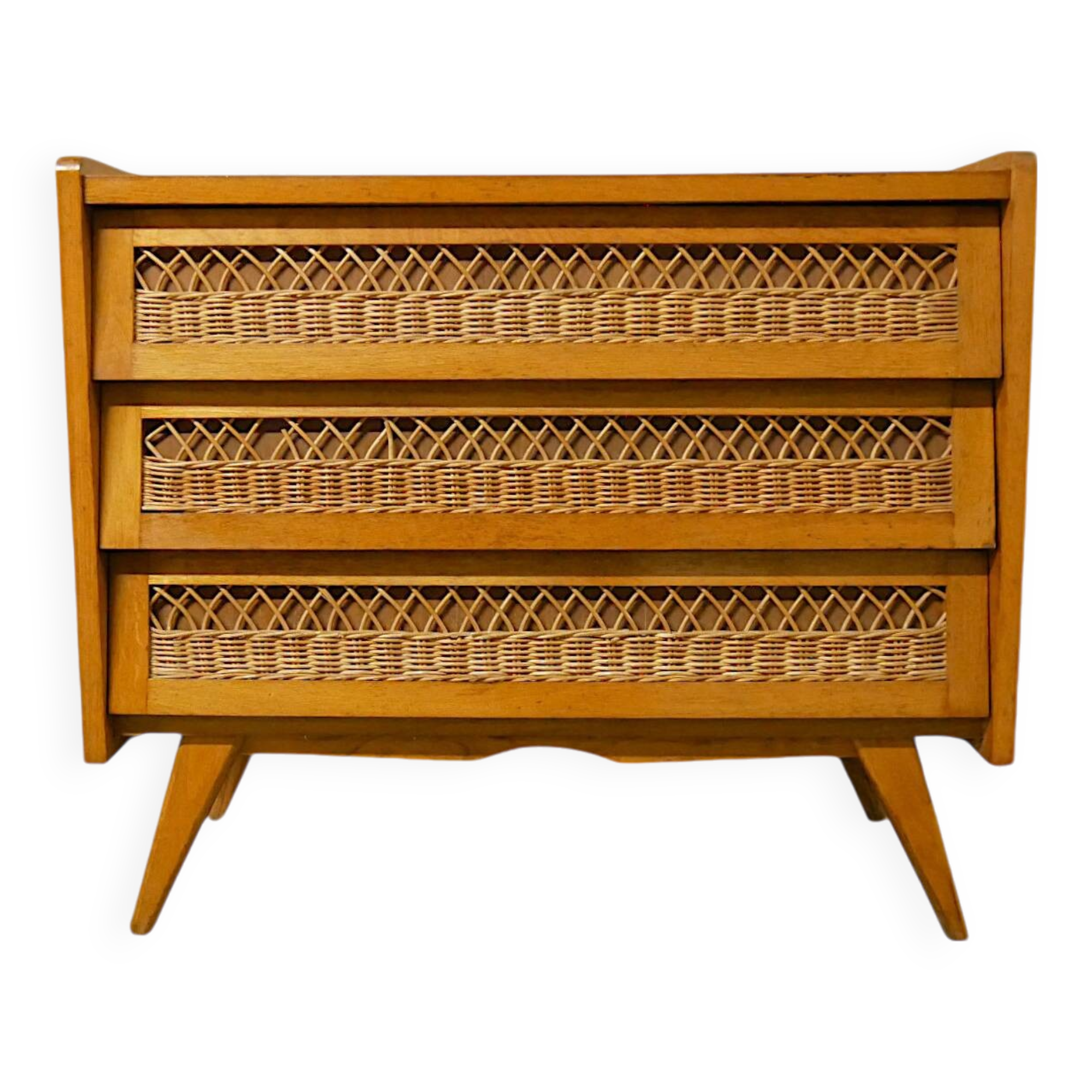Compass Leg Chest of Drawers - Vintage - Circa 1960