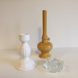 Set of 3 vintage candlesticks