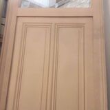Haussmannian door 83x220 with old glazed transom frame 102x300 chassis