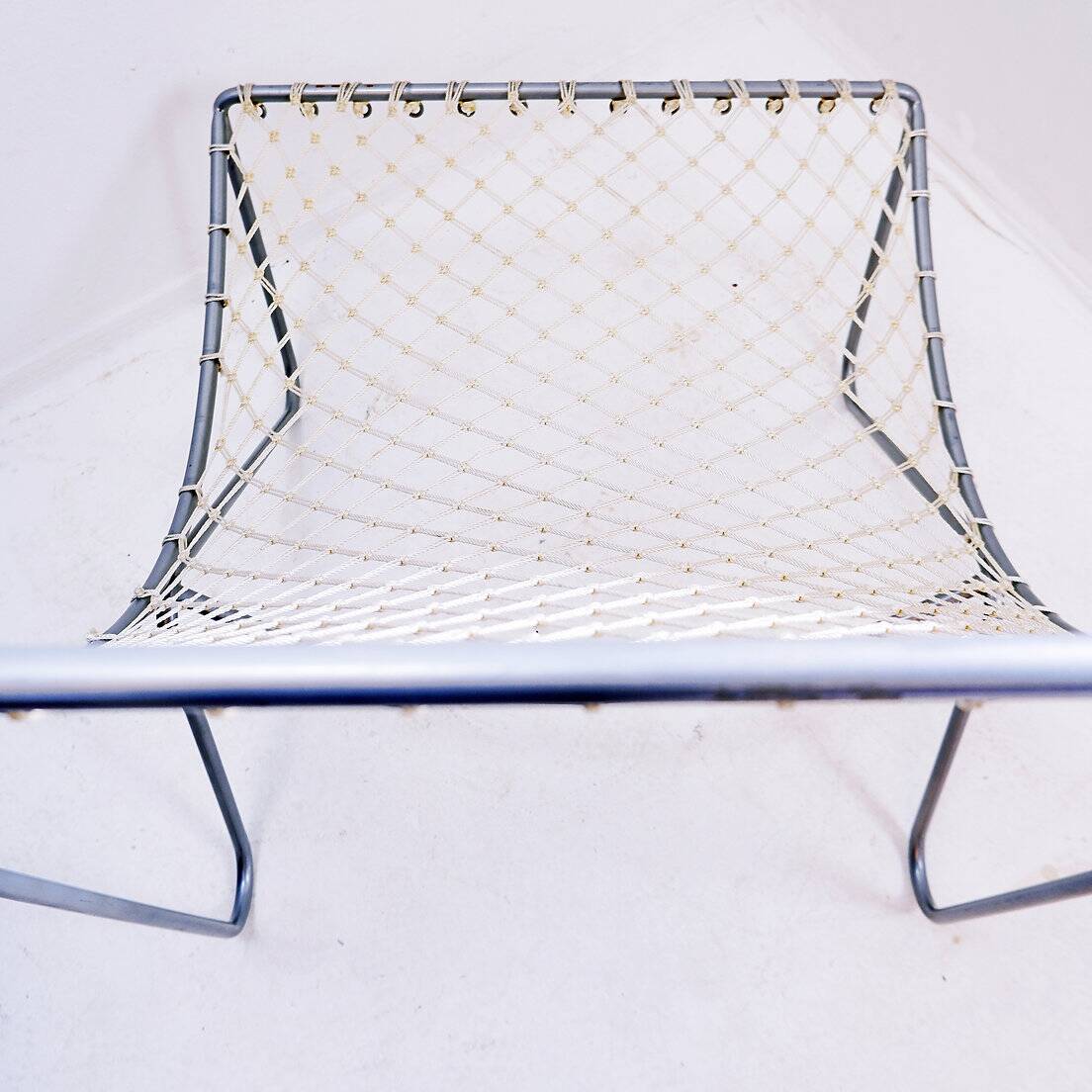 Vintage armchair - Metal and synthetic rope