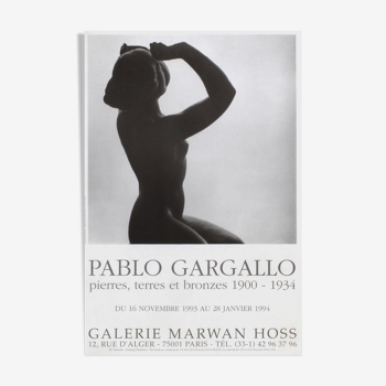 Affiche Pablo Gargallo