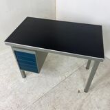 Bureau industriel en métal et linoléum de Gispen 1950s