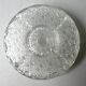 50-year-old carved glass serving plate