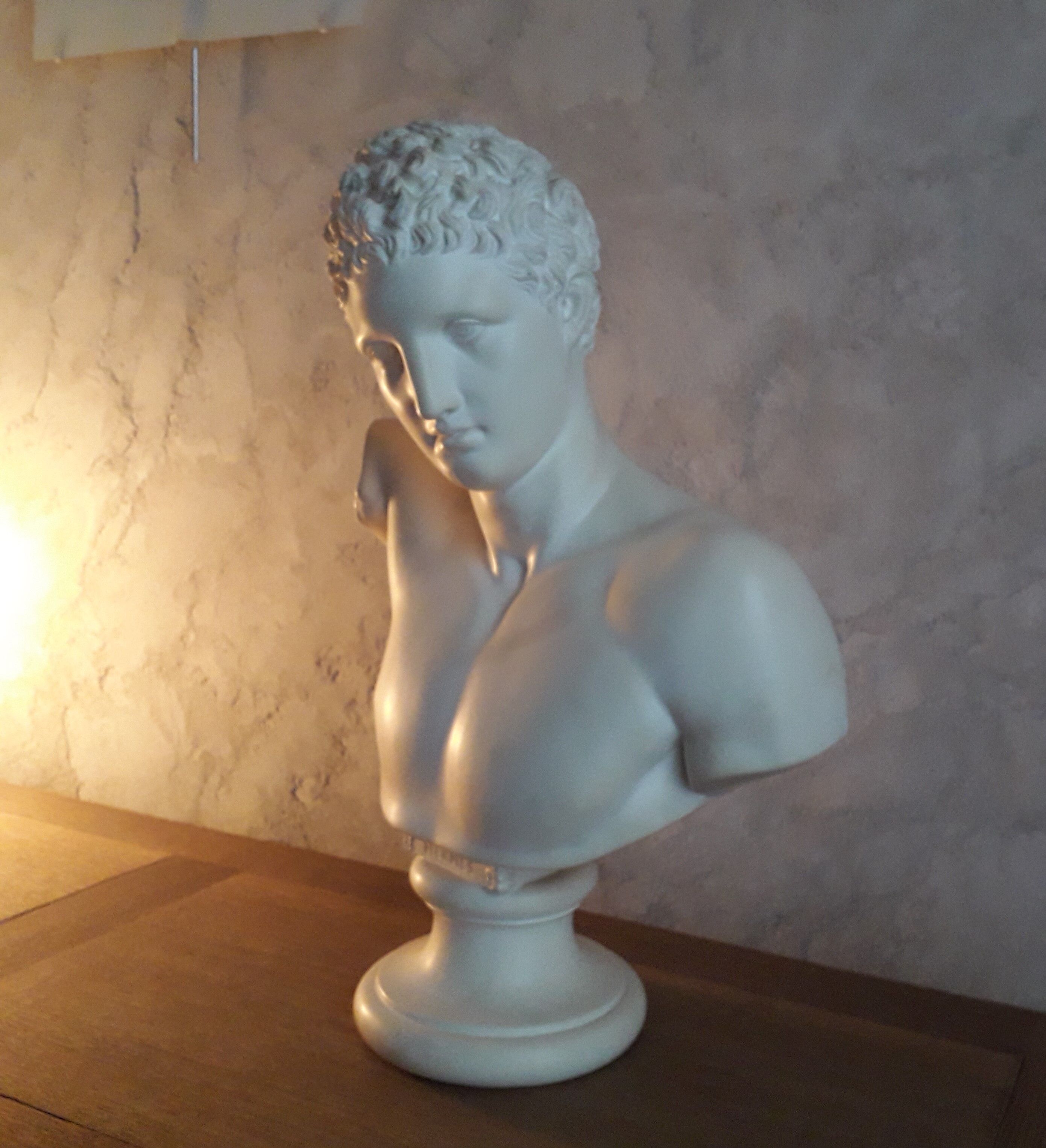 Hermes plaster bust