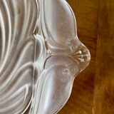 Antique glass cake dish