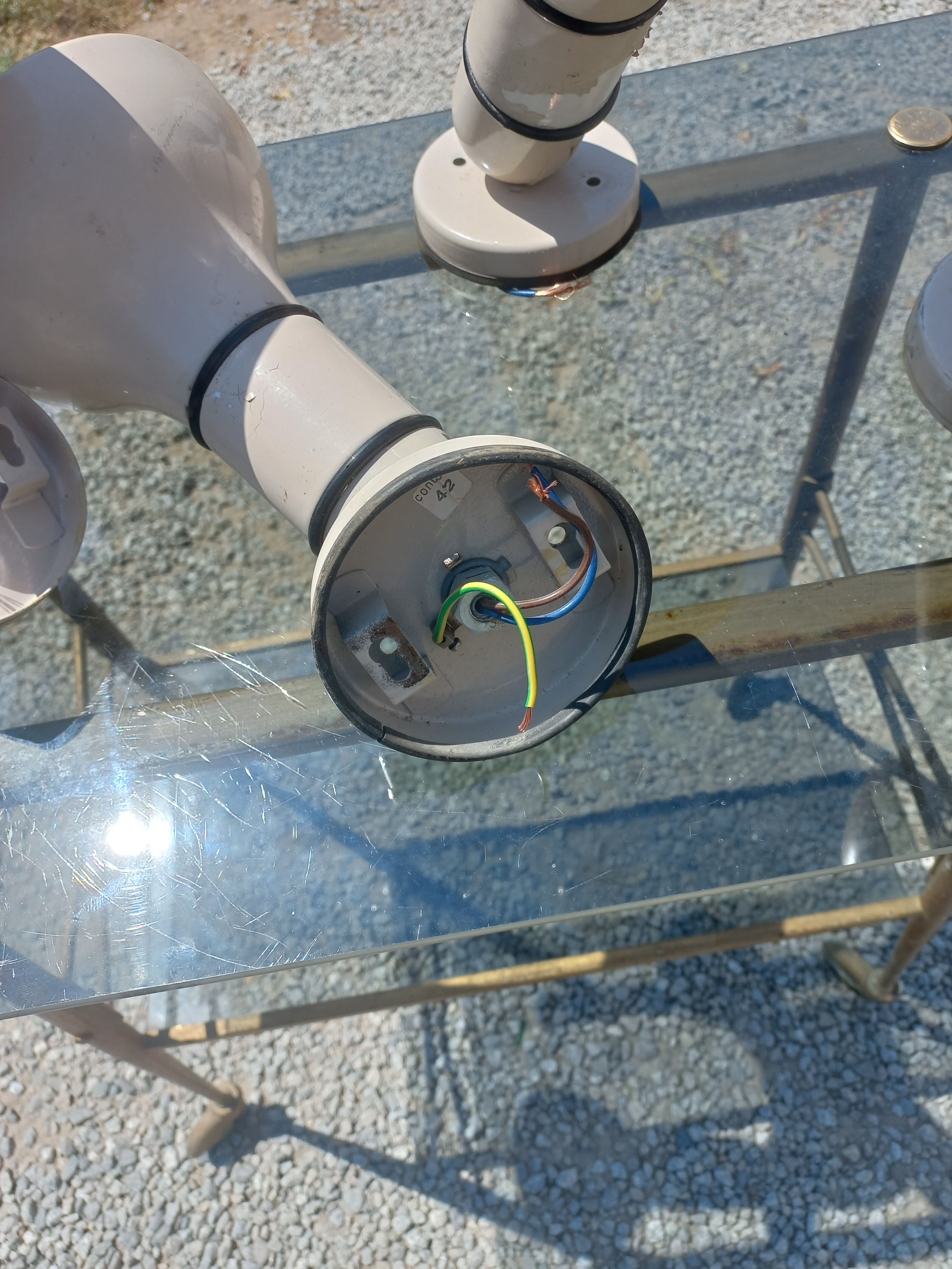 Set of 6 Lita adjustable spotlight wall lamps from the 70s