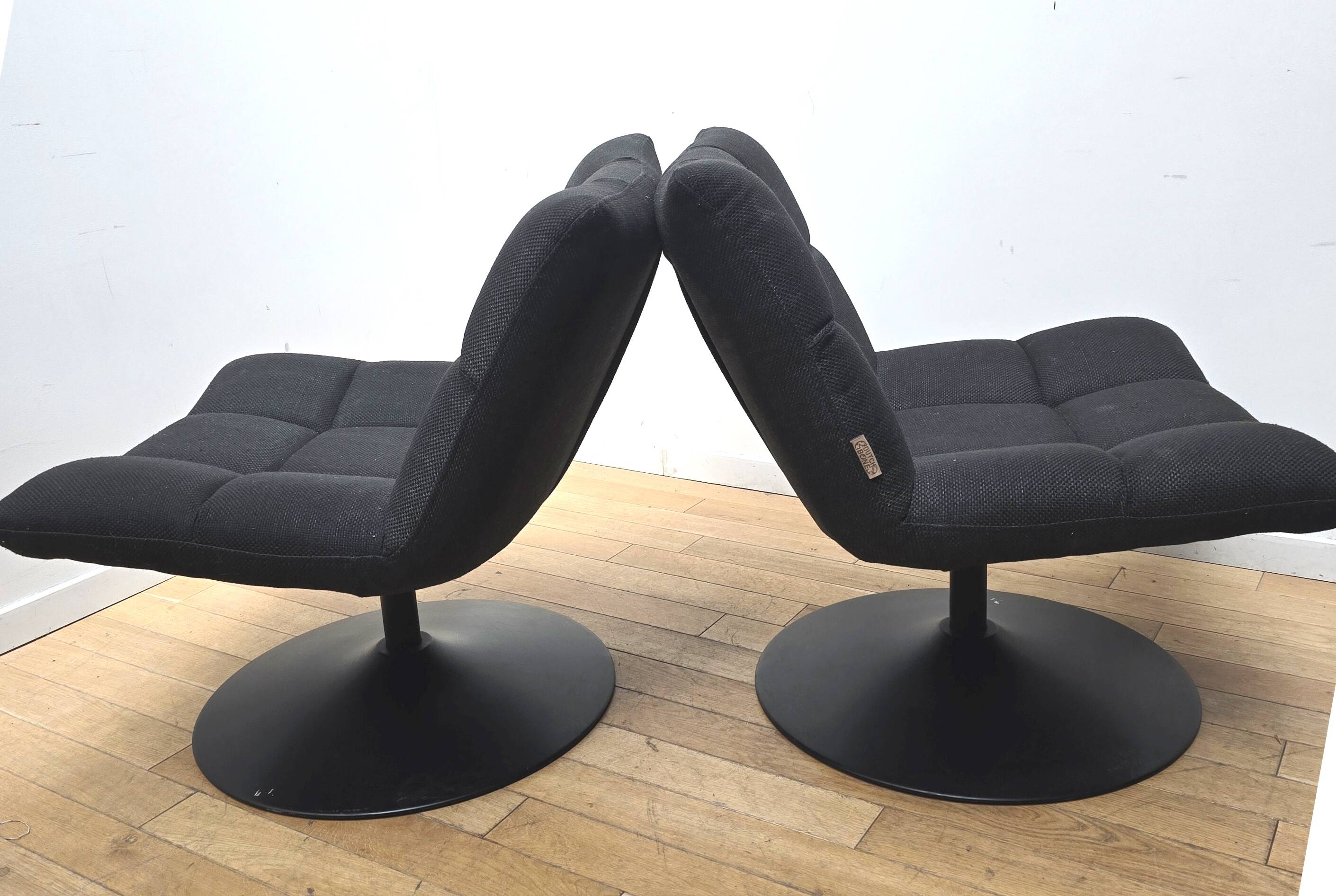 Paire de fauteuils Dutch Bone